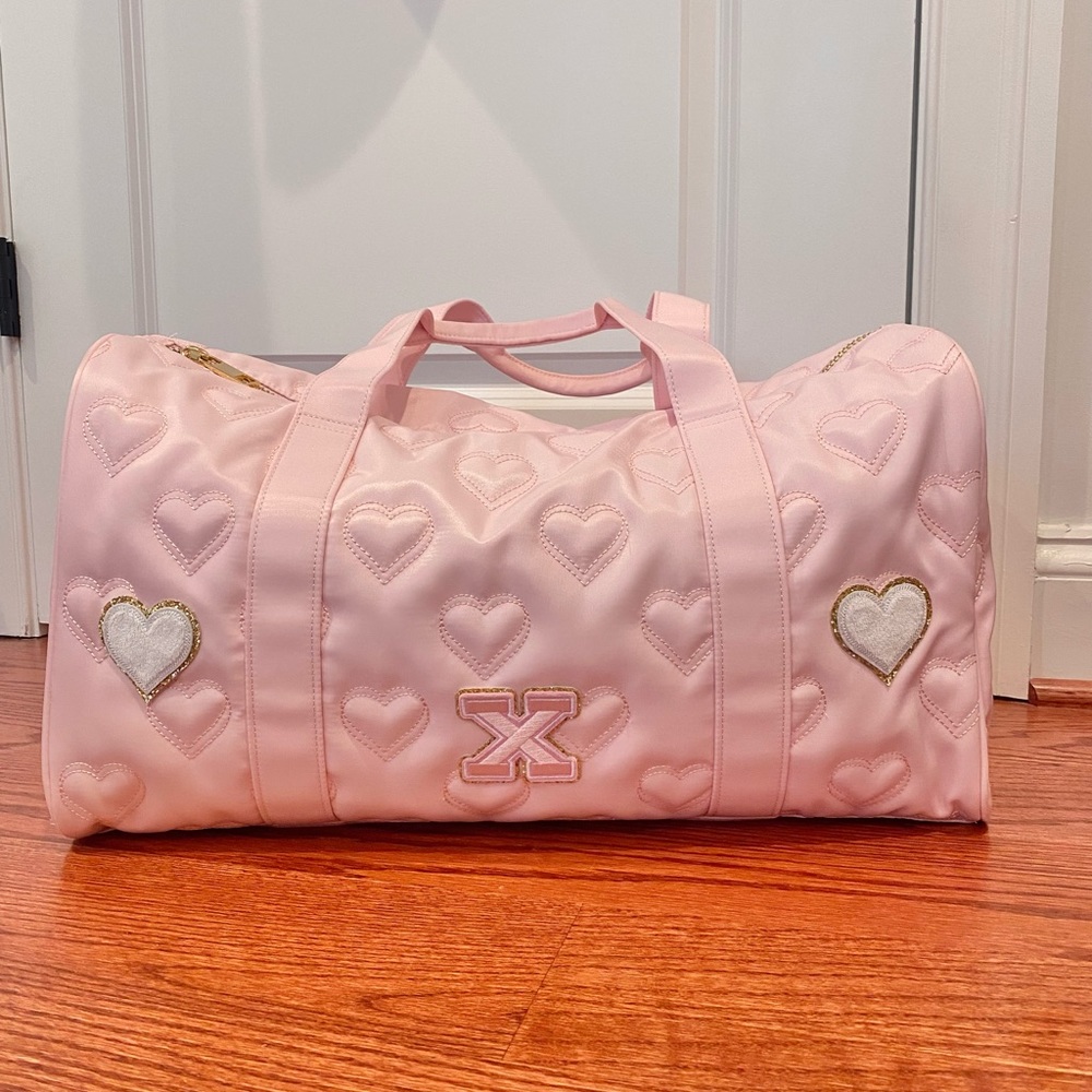 Stoney clover lane x target pink hearts duffel bag